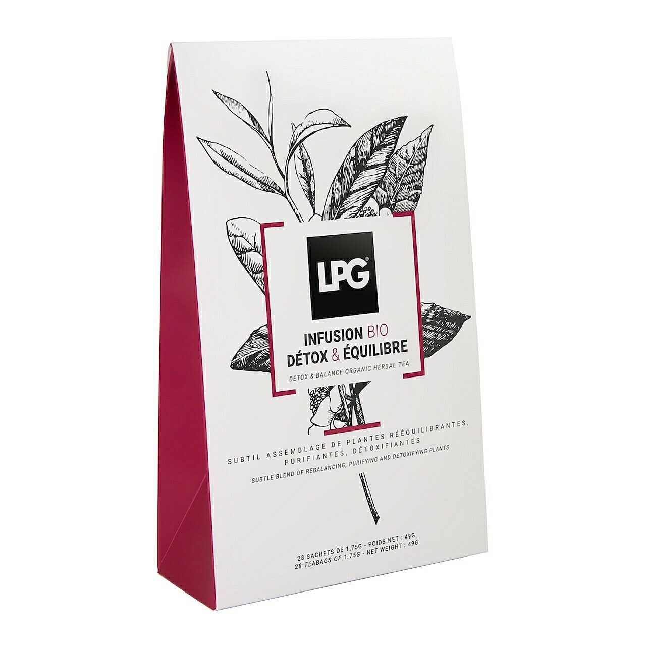 LPG Endermologie Detox & Balance Bio-Kräutertee, 28 Stück